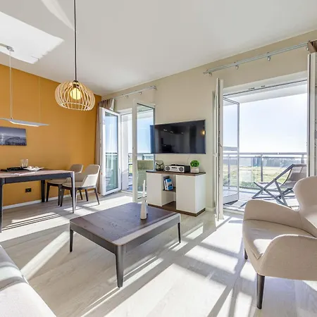Duenenlounge - 5 Sterne Mit West-balkon Und Fantastischem Blick Ueber Den Deich Apartment *